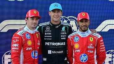 Russell conquista pole na Áustria após acidente de...