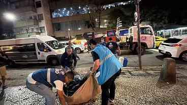 Operação em Copacabana flagra venda de alimentos impróprios