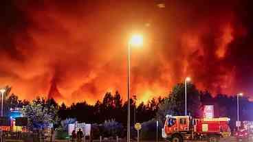 França evacua mais de 10 mil por causa de incêndios