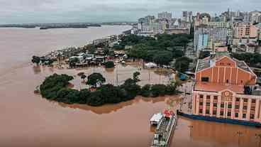 Nível do Guaíba sobe e acende alerta em Porto Alegre