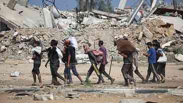 Israel retoma plano de expulsão de palestinos de Gaza