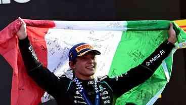 Antonelli faz história em Monza e amplia vantagem na F1