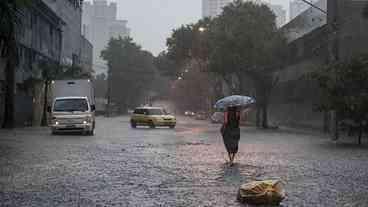 Inmet alerta 66 cidades do Rio para temporais e granizo