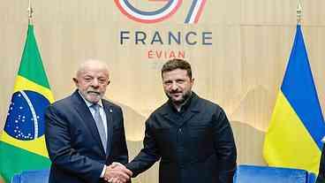 Zelensky quer estreitar relações entre Ucrânia e Brasil