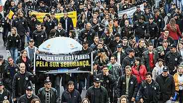 Policiais civis do Rio Grande do Sul decidem paralisar por 48 horas