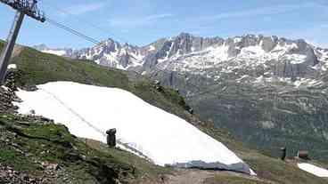 Resorts alpinos se preparam para efeitos da mudança climática