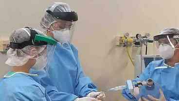 Cerca de 94,5% dos pacientes internados na rede municipal com covid não se vacinaram