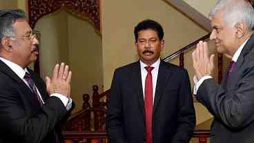 Primeiro-ministro assume a presidência do Sri Lanka