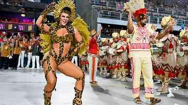 Em passe de mágica, Paolla Oliveira se transforma em onça