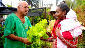 O Programa Hortas Cariocas ajuda na alimentação de moradores das comunidades carentes da Cidade