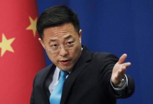 Zhao Lijian, porta-voz do Ministério do Exterior chinês, ao anunciar a decisão de expulsar três jornalistas em fevereiro