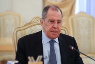Ministro das Relações Exteriores russo Sergei Lavrov