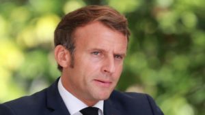 Presidente Emmanuel Macron em visita oficial a Córsega