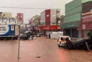 Pelo menos 150 moradores de São Carlos, no interior de São Paulo, foram resgatadas após forte chuva